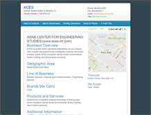 Tablet Screenshot of aces-int.net